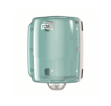 Dozownik TORK W2 Performance Maxi do ręczników centralnie dozowanych biało-turkusowy