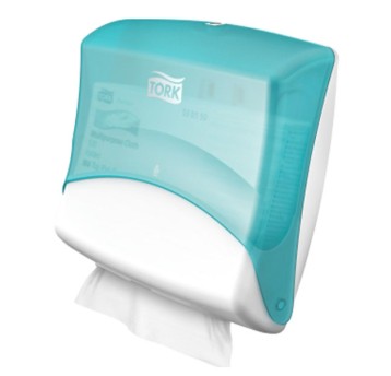 Dozownik TORK W4 Performance do czyściw w odcinkach biało-turkusowy