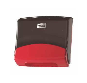 Dozownik TORK W4 Performance do czyściw w odcinkach czerwono-czarny