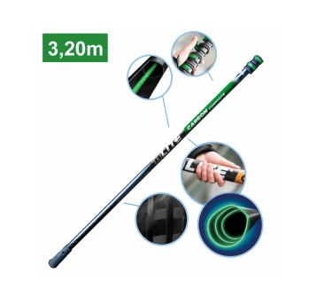 Kij teleskopowy nLite CARBON Composite 3,2 m / 1,70 m