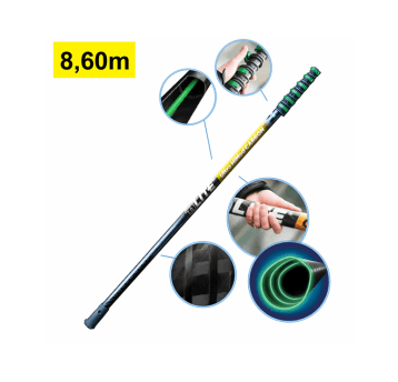 Kij teleskopowy nLite Ultra HiMod CARBON 8,60 m / 1,70 m