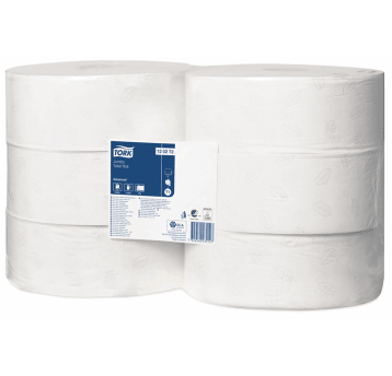 Papier toaletowy TORK T1 Adv. JUMBO Makulatura biały 2w 360m 1800o [Karton: 6 szt.]