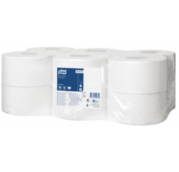 Papier toaletowy TORK T2 Univ. JUMBO Makulatura Mini szary 1w 240 1200o [Karton: 12 szt.]