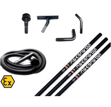 SPACEVAC Zestaw ATEX LITE 38 mm do wewnętrznego odkurzania na wysokości 4.75 m