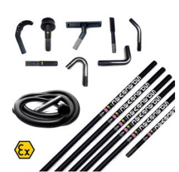 SPACEVAC Zestaw ATEX PRO 38 mm do wewnętrznego odkurzania na wysokości 9.80 m