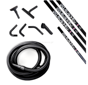 SPACEVAC Zestaw Internal PIONEER 38 mm do wewnętrznego odkurzania na wysokości 6.60 m