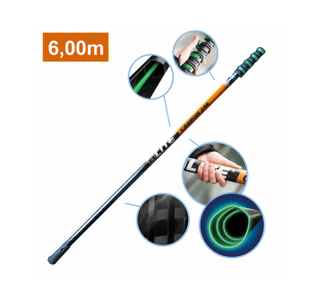 UNGER Kij Teleskopowy nLite CARBON 24K 6,00 m / 1,70 m