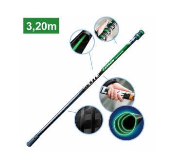 UNGER Kij teleskopowy nLite CARBON Composite 3,2 m / 1,70 m
