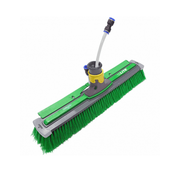 UNGER nLite Szczotka Power Kompletna 41 cm z odbojnikiem i listwą płukającą