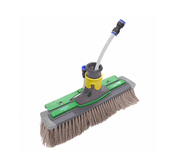 UNGER nLite Szczotka Power Szara Kompletna 28 cm z odbojnikiem i listwą płukającą