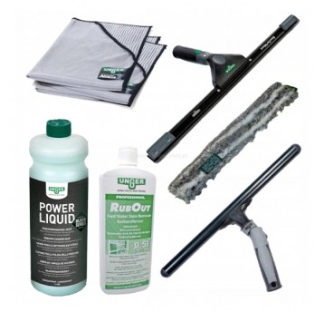 UNGER Zestaw do zewnętrznego czyszczenia okien ErgoTec Ninja 35 cm