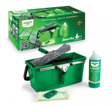 UNGER Zestaw ErgoTec - profesjonalny do mycia okien 6w1