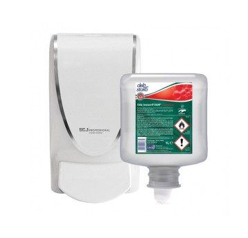 Zestaw do dezynfekcji rąk DebStoko INSTANTFOAM COMPLETE - 1L + dozownik manualny 1L
