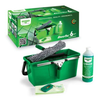 Zestaw ErgoTec - profesjonalny do mycia okien 6w1